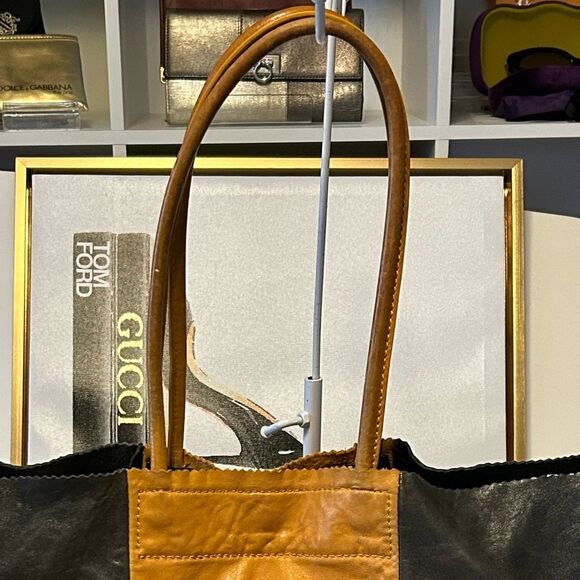 Banana Republic leather shoulder bag Tote - Picture 4 of 5